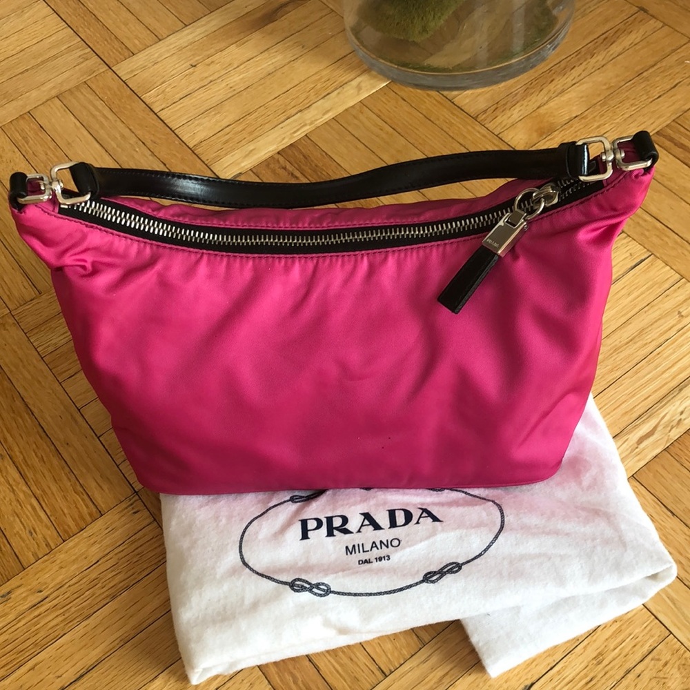 NWT Vintage Prada Tessuto Sirio Nylon Shoulder Bag - Picture 6 of 10